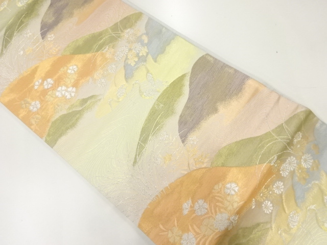 JAPANESE FUKURO OBI / WOVEN CRANE